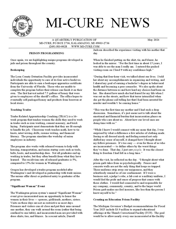 MI-CURE News (May 2024)