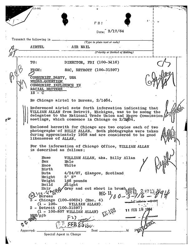 William Allen Investigation