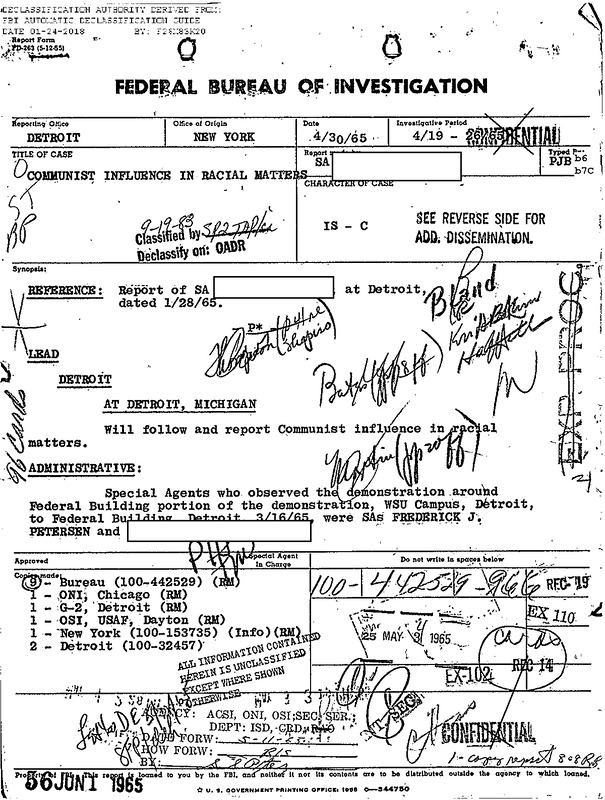 Communist Influence in Racial Matters Internal Report #3 (April 1965)