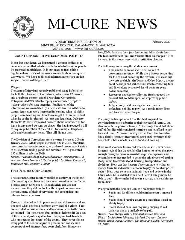 MI-CURE News (February 2020)